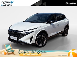 Nissan Qashqai 1.3 MHEV Xtronic N-Connecta *Automaat*Navi+360 Camera*Climate Control*Cold pack*Panoramadak*LM.Velgen*Zeer nette auto!