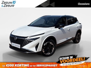 Nissan Qashqai 1.3 MHEV Xtronic N-Connecta *Automaat*Navi+360 Camera*Climate Control*Cold pack*Panoramadak*LM.Velgen*Zeer nette auto!