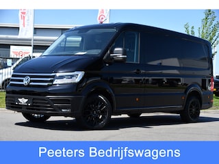 Volkswagen Crafter 35 2.0 TDI L3H2 Highline Black Edition Cruise, Carplay, Camera, LED, 177pk, Automaat, Stuurverwarming, Stoelverwarming, Uniek!