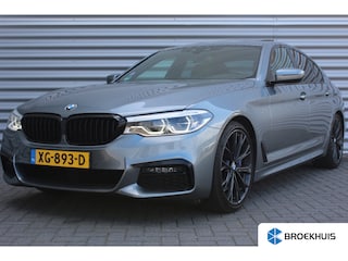 BMW 540i 340PK HIGH EXECUTIVE M-SPORT AUTOMAAT / NAVI / LEDER / FULL-LED / CLIMA / PDC / 20" LMV / KEYLESS / HARMAN KARDON / PANO. DAK  / WINTERPAKKET / CRUISECONTROL / UNIEK / NIEUWSTAAT !!