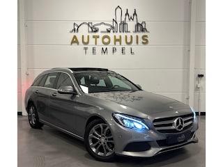 Mercedes-Benz C-klasse Estate 180 Prestige Automaat Stoelverwarming Airco Led Pano Leder/Stof Cruise Start/Stop