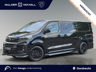 Peugeot Expert L3 75 kWh 136pk | 8 jaar garantie | STX SPORT | Lederen bekleding STX | STX Pakket | Dakspoiler | Sideskirts | 18 inch zwarte velgen | City NAVI Pakket | Comfort Pakket | Exterieur Pakket | Full ECO LED verlichting | Winter Pakket | Dubbele schuifdeur | Houten afwerking laadruimte | Scheidingswand comfort met raam | Reservewiel | van €54.919 voor €42.995 ex. BTW rijklaar