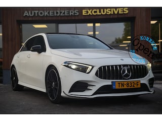 Mercedes-Benz A-klasse 200 Launch Edition Premium Plus AMG panoramadak AMBIENT Apple Carplay Brake assist Camera Multimedia Getint glas 19"L.M. Cruise Navi