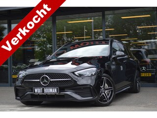 Mercedes-Benz C-klasse Estate 300 e AMG Led Leder Panorama Memory Distronic Camera 360 Keyless Night Pdc