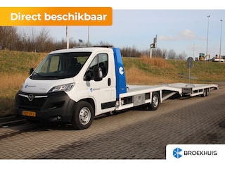 Opel Movano 2.2D 165 L3 Autotransporter + aanhanger | Luchtvering | Tijhof Aluliner | Navigatie | Apple Carplay | Climate Control