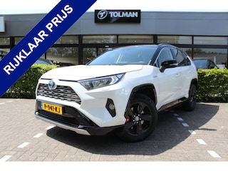Toyota RAV4 2.5 Hybrid AWD Style Bi-Tone | Rijklaar | Parelmoer | Trekhaak | Apple/Android | Stoel-/stuurverw. | LED | El. achterklep | Dealer onderhouden