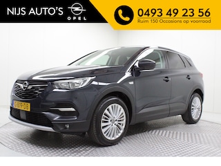 Opel Grandland X 1.2 Turbo Innovation | dealer onderhouden | trekhaak | elektr. achterklep | climate | navi | pdc v/a+camera | dode hoek | carplay | spiegel elektr. inklapbaar | cruise | bluetooth