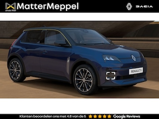 Renault 5 Comfort Range Techno 52 kWh 150PK | V2G | Pack Winter | All Seasons | Titanium daklijst | 18Inch Chrono | Two-Tone | Stoel+Stuurverwarming | Navigatie | Climate Control | Apple CarPlay/Android Auto