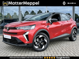 Renault Captur 1.8 E-Tech Full Hybrid 160 Techno | Pack Winter | Achteruitrijcamera | Parkeersensoren | Navigatie | Climate Control | Stoel+stuurverwarming | Two-Tone | Apple Carplay/Android Auto