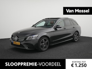 Mercedes-Benz C-klasse Estate 180 Business Solution AMG VERWACHT !!!! | AUTOMAAT | PANORAMADAK | AMG | 360 CAMERA | LMV | LEDER | SPORTSTOELEN | VIRTUEEL | NAVIGATIE | 12 MAANDEN BOVAG GARANTIE |