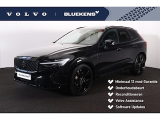 Volvo XC60 T6 Recharge AWD Plus Black Edition - Luchtvering - Panorama/schuifdak - IntelliSafe Assist & Surround - 360º Camera - Harman/Kardon audio - Adaptieve LED koplampen - Verwarmde voorstoelen, stuur & achterbank - Parkeersensoren voor & achter - Elektr. bedienb. voorstoelen met geheugen - Head up display - Draadloze tel. lader - Extra getint glas - Inklapbare trekhaak - 21' LMV