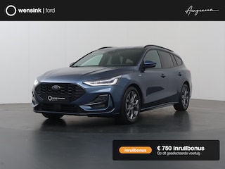 Ford Focus Wagon 1.0 EcoBoost Hybrid ST Line X | Afneembare Trekhaak | Winterpakket | Cruise Control Adaptief | Parkeercamera | Head-Up | Navigatie |