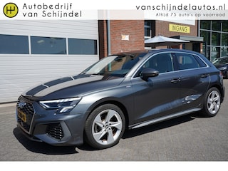 Audi A3 Sportback 30 TFSI S-EDITION ORIGINEEL NEDERLANDS FULL LED ZWARTE HEMEL VIRTUEEL COCKPIT NAVI ANDROID/APPLECARPLAY ADAPTIEVE CRUISE CLIMA PDC V+A LMV 1/2LEDER ENZ...