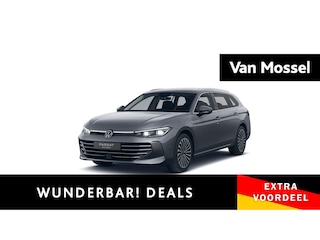 Volkswagen Passat Variant 1.5 eHybrid Elegance Business 204PK | Navigatie | Apple carplay | Adaptieve cruise control | Climate control | Achteruitrijcamera | Side assist | Trekhaak | IQ-matrix verlichting | Stuur en Stoelverwarming | Elektrisch verstelbare bestuurderstoel | Keyless | Sfeerverlichting | 18"inch Napoli velgen | Elektrische klep |