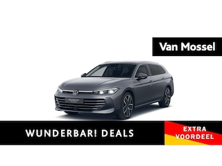 Volkswagen Passat Variant 1.5 eHybrid Elegance Business 204PK | Navigatie | Apple carplay | Adaptieve cruise control | Climate control | Achteruitrijcamera | Side assist | Trekhaak | IQ-matrix verlichting | Stuur en Stoelverwarming | Achterbank verwarmbaar | Verwarmbare voorruit | Elektrisch verstelbare bestuurderstoel | Keyless | Sfeerverlichting | 19"inch Leeds velgen | Elektrische klep | Lederen bekleding |