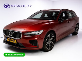 Volvo V60 2.0 T8 Twin Engine AWD R-Design | Stoel-, Stuur- & Achterbank verw. | Elec. trekhaak | 360 Camera | Elec. klep | Pilot assist, All season banden, Led, PDC V+A. Apple Carplay, Android auto