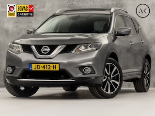 Nissan X-Trail 1.6 DIG-T Tekna 7 Persoons 163Pk (PANORAMADAK, TREKHAAK, NAVIGATIE, 360 CAMERA, LEDER, STOELVERWARMING, SPORTSTOELEN, GETINT GLAS, CRUISE, NIEUWSTAAT)