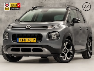 Citroën C3 Aircross 1.2 PureTech S&S Shine Automaat (APPLE CARPLAY, GROOT NAVI, BRUIN LEDER, 360 CAMERA, GETINT GLAS, SPORTSTOELEN, STOELVERWARMING, CRUISE, NIEUWSTAAT)