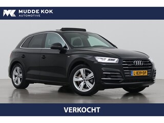Audi Q5 55 TFSI e quattro Competition | ACC | Luchtvering | Panoramadak | Trekhaak | Camera | Leder | Dodehoekdetectie