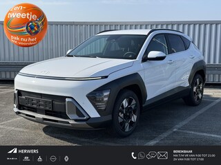 Hyundai Kona 1.6 GDI HEV Comfort Plus / €4.000,- Voordeel / Elektrische Achterklep / Stoel Verwarming V+A / Stuur Verwarming / Keyless / Adaptive Cruise / Navigatie / Apple Carplay&Android Auto /