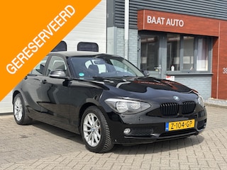 BMW 116i Limited Edition NIEUWE KETTING + APK 2012 zwart Apple CarPlay stoelv.