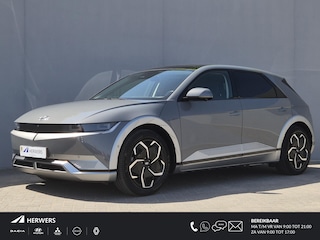 Hyundai Ioniq 5 Lounge 73kWh / SOH 100% / Dealer onderhouden / Fabrieksgarantie tot 03-2027 / warmtepomp / zonnepaneel / CCS snelladen / Trekgewicht 1600 kg / WLTP bereik 481 km bereik stad 686 km / Stuur- Stoel & Achterbank verwarming / Rondomzicht camera /