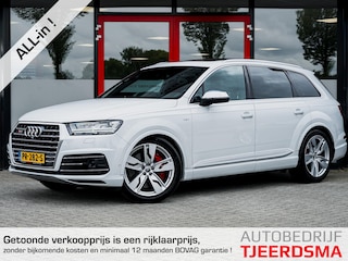 Audi Q7 4.0 TDI SQ7 quattro Pro Line + 7p | Trekhaak | Bose Audio | Schuif/ Kantel Pano Dak | Achteras Besturing | Adaptieve Cruise | Virtual Cockpit | Luchtvering | Stoelverwarming | Parelmoer Lak | Alcantara | Matrix LED Koplampen | Privacy Glas |