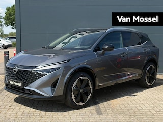 Nissan Qashqai 1.5 e-Power Tekna Plus 205PK | Rijklaarprijs! | Head-Up Display | BOSE Audio | Panoramadak | Stoel,- Stuur en Voorruitverwarming | 20'' Inch Velgen | Apple CarPlay & Android Auto | Nieuw uit voorraad leverbaar!