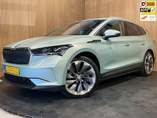 Skoda Enyaq iV 80|90% SOH|GROTE ACCU|ACC|LEDER|ELEK.INTERIEUR+TREKHAAK|STUUR+STOELVERWARMING V+A|CAMERA|CARPLAY|NL|NAP|1 EIGENAAR|