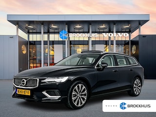 Volvo V60 T6 Recharge Ultra Bright | 18" | Harman Kardon | Panoramadak | Head-Up | Full LED | 360 Camera | Elektr. verst. Stoelen | Stoel/Stuur/Achterbankverwarming | Adaptieve Cruise | BLIS