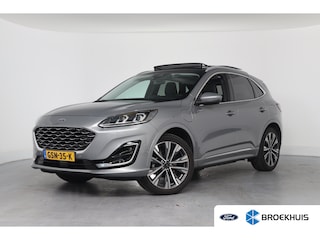 Ford Kuga 2.5 PHEV Vignale | Dealer Onderhouden! | Open Dak | Trekhaak Leder | Winter Pack | Memory | B&O | Cruise Adaptive | HUD | BLIS | Clima | 360 Camera | Navi | Clima