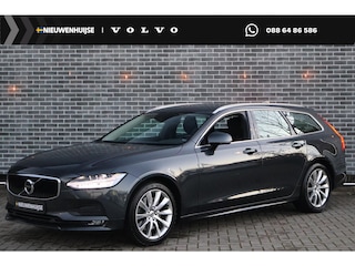 Volvo V90 2.0 T4 Momentum | Trekhaak | LED Koplampen Adaptief | Navigatie | Apple Carplay | Android Auto | Parkeersensoren | Lederen Bekleding | Stoelverwarming voor + achter | Verwarmd stuurwiel | BLIS | Parkeerverwarming