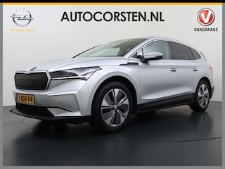 Skoda Enyaq iV 60 SOH 90% Warmtepomp Trekhaak Panoramadak Adap.Cruise Navi Ecc 360°Camera Apple Carplay Android Auto Stuurverwarming Privacy Glas Lmv 19" Led matrix Keyless advanced Rijstrooksensor Origineel Nederlandse Auto