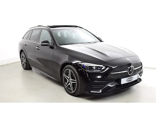 Mercedes-Benz C-klasse Estate 300 e AMG Line: Pano-HUD-Memory/Ventilatie/Massage-360CAM-Trekhaak Premium audio,PHEV enz. enz.