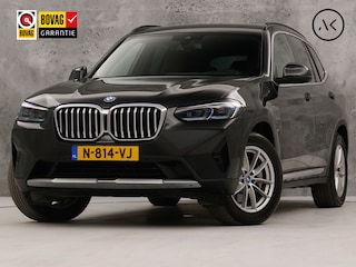 BMW X3 xDrive30e Sport 293Pk Automaat (APPLE CARPLAY, GROOT NAVI, MEMORY SEATS, LASER KOPLAMPEN, BRUIN LEDER,  STOELVERWARMING, SFEERVERLICHTING, ZWART HEMEL, ELEK ACHTERKLEP, NIEUWSTAAT)