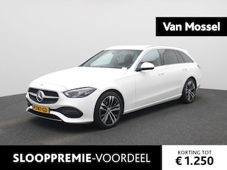 Mercedes-Benz C-klasse Estate 180 Luxury Line AUTOMAAT | TREKHAAK | LEDER | NAVIGATIE | ADAPTIEVE CRUISE | CAMERA | STOELVERWARMING | PDC | LMV | 12 MAANDEN BOVAG GARANTIE |