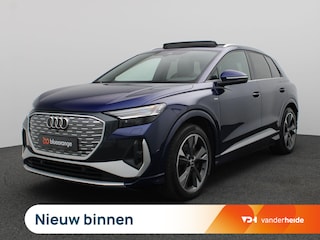 Audi Q4 50 quattro Launch edition S Competition 77 kWh SOH 89,74%, Panoramadak, Trekhaak, Stoelverwarming, Navi, Achteruitrijcamera, 20" LM Velgen