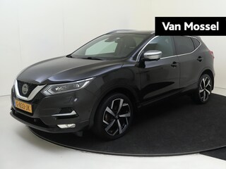 Nissan Qashqai 1.3 DIG-T Tekna + | airco automatisch | Apple Carplay/Android | cruise control adaptief | LED koplampen | lederen bekleding | lichtmetalen velgen 19" | navigatiesysteem full map | panoramadak |