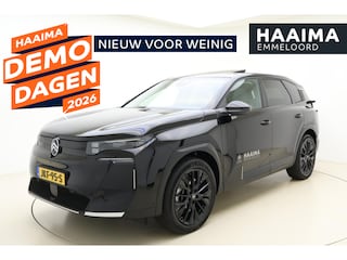 Citroën C5 Aircross Max 210pk Comfort Range 73 kWh | 100% Elektrisch | Full Options | 20" lichtmetalen velgen 'Obsidian' | Panoramisch schuif-kanteldak | Ambiance Hype Grey | Warmtepomp | 3 fase 11kWh publiekladen of 160kWh snelladen
