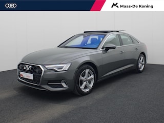 Audi A6 Limousine 50 TFSIe 220kW/299PK quattro S Line · 360°Camera + Parkeersensoren · Panoramadak · Trekhaak · Garantie t/m 14-04-2029 of 100000km.
