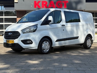 Ford Transit Custom 300 2.0 TDCI L2H1|131pk|DUBBELCABINE|airco|cruise|LED|achteruitrijcamera|apple carplay|trekhaak|parkeersensore