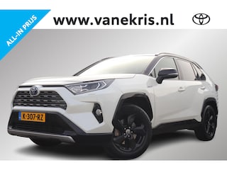 Toyota RAV4 2.5 Hybrid Bi-Tone, 1e Eigenaar, Alarm klasse 3, Stuur & Stoel & Voorruit verwarming, Keyless, Elec. Achterklep!