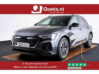 Audi Q8 e-tron 55 quattro Advanced Edition 115 kWh S line interieur - Panoramadak - Head up - Adaptieve Cruise Control - Elektrisch verstelbaar stuurwiel - Servosluiting - Parkeerassistent - S Sportstoelen -
