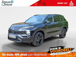 Mitsubishi Outlander 2.4 PHEV Black Edition 4.000 euro Korting | Automaat | Navigatie | PDC/Camera | Lederen interieur | 20 inch. | 8jaar Garantie
