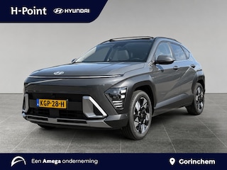 Hyundai Kona Premium Sky 1.6 GDI HEV 141pk | SCHUIF/KANTELDAK | FULL LED | PREMIUM LEDER | ADAPTIVE CRUISE | 360° CAMERA | STOELVERW. + KOELING |