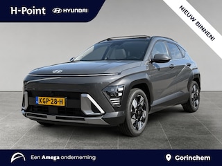 Hyundai Kona Premium Sky 1.6 GDI HEV 141pk | SCHUIF/KANTELDAK | FULL LED | PREMIUM LEDER | ADAPTIVE CRUISE | 360° CAMERA | STOELVERW. + KOELING |