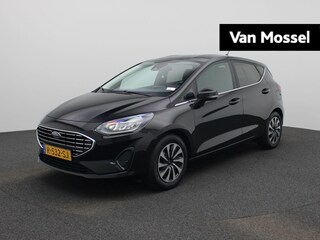 Ford Fiesta 1.0 EcoBoost Hybrid Titanium X | Carplay | Navigatie | Achteruitrijcamera | Trekhaak | All Weather | B&O Sound | Draadloos Opladen | Cruise Control |