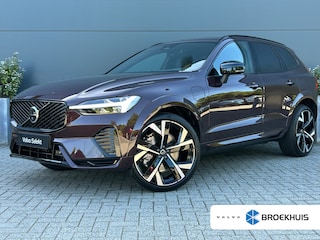 Volvo XC60 2.0 T8 Plug-in hybrid AWD Ultra Dark Exec. Ed. | Full option! | Mulberrry Red | Luchtvering | Massage | Bowers & Wilkins | Pano |