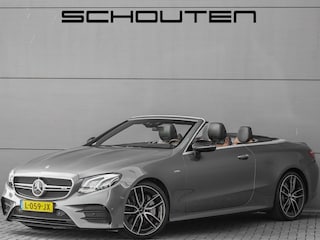 Mercedes-Benz E-klasse Cabrio AMG 53 4M Premium Plus Luchtvering Aircap Nappa Leder Burmester Stoelventilatie HUD