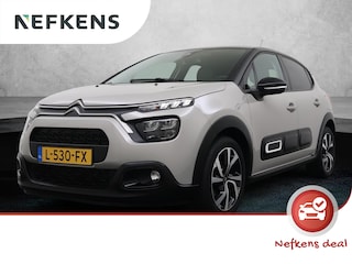 Citroën C3 Shine 110pk Automaat | Navigatie | Achteruitrijcamera | Climate Control | Cruise Control | Parkeersensoren | Led koplampen | Comfortstoelen | DAB+ radio | Apple Carplay / Android Auto | Bluetooth | Elektrisch inklapbare spiegels | Afwijkende dakkleur | Donker getint glas | 17" lichtmetalen velgen |